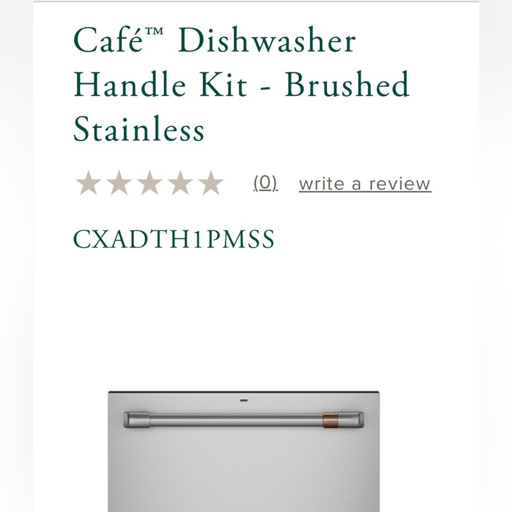 Café™ Dishwasher Handle Kit - Brushed Stainless